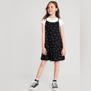 Old Navy Sleeveless Printed Dress and Rib-Knit T-Shirt Set